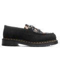 Adrian Snaffle - Black Napped Suede/Beige Contrast Hair On