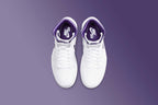 Women's Air Jordan 1 Retro Hi - White/Court Purple