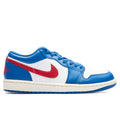 Women's Air Jordan 1 Low - Sport Blue/Gym Red/White
