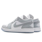 Women's Air Jordan 1 Low - White/Wolf Grey/Aluminum