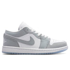 Women's Air Jordan 1 Low - White/Wolf Grey/Aluminum
