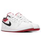 Air Jordan 1 Low (GS) - White/Gym Red