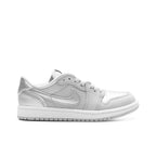 Air Jordan 1 Low OG 'Metallic Silver' (PS) - Neutral Grey/Metallic Silver/White