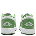Air Jordan 1 Low SE (GS) - White/Chlorophyll/Lightening