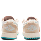 Women's Air Jordan 1 Low 'Beachside' - Sesame/Dusty Cactus/Glacier Blue