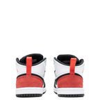 Air Jordan 1 Mid SE (TD) - White/Track Red