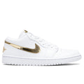 Women's Air Jordan 1 Low SE - White/Metallic Gold