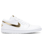 Women's Air Jordan 1 Low SE - White/Metallic Gold
