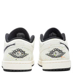 Air Jordan 1 Low SE 'Brushstroke' - Sail/Black/Total Orange