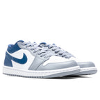 Women's Air Jordan 1 Low - Stealth/French Blue/White