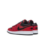Air Jordan 1 Low (GS) "Pebbled" - Gym Red/Black/White