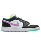 Air Jordan 1 Low (GS) - White/Violet Shock/Black