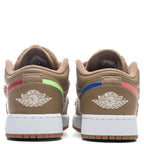 Air Jordan 1 Low (GS) - DK Driftwood/Racer Blue/Pink Salt