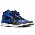 Air Jordan 1 Mid - Black/Hyper Royal