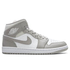 Air Jordan 1 Mid - College Grey/Light Bone/White