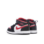 Air Jordan 1 Mid (TD) - Black/Fire Red/White