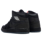Air Jordan 1 Mid 'Black Metallic Reimagined' - Black/White/Wolf Grey