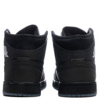 Air Jordan 1 Mid 'Black Metallic Reimagined' - Black/White/Wolf Grey