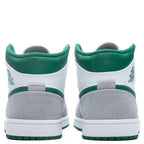 Air Jordan 1 Mid SE - White/Pine Green/ LT Smoke Grey