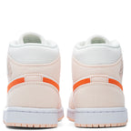 Women's Air Jordan 1 Mid SE - Sail/Orange Quartz
