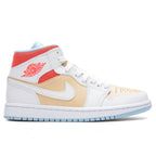 Women's Air Jordan 1 Mid SE - Sesame/White