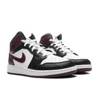 Air Jordan 1 Mid SE (GS) - White/Dark Pony/Black