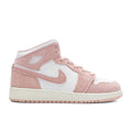 Air Jordan 1 Mid SE (GS) - White/Legend Pink/Sail