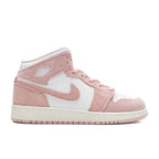 Air Jordan 1 Mid SE (GS) - White/Legend Pink/Sail