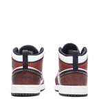Air Jordan 1 Mid SE (PS) - Black/Infrared 23/Sail