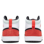 Air Jordan 1 Mid SE (PS) - White/Track Red