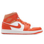 Women's Air Jordan 1 Mid - Summit White/Cosmic Clay/Amber Brown