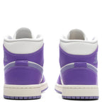 Women's Air Jordan 1 Mid - Action Grape/Sky J Purple/Sail