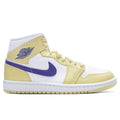 Women's Air Jordan 1 Mid - Lemon Wash/Lapis/White