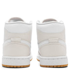 Women's Air Jordan 1 Mid - Phantom/White/Gum Light