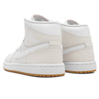 Women's Air Jordan 1 Mid - Phantom/White/Gum Light