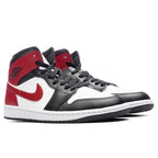 Women's Air Jordan 1 Mid - Sail/Gym Red/Off Noir