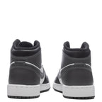 Air Jordan 1 Mid (GS) - Black/Iron Grey/White