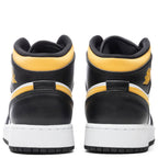 Air Jordan 1 Mid (GS) - White/Pollen/Black