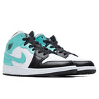 Air Jordan 1 Mid (GS) - White/Tropical Twist