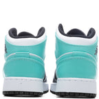 Air Jordan 1 Mid (GS) - White/Tropical Twist