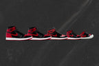Air Jordan 1 Retro High OG (PS) 'Patent Bred' - Black/Varsity Red/White