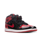 Air Jordan 1 Retro High OG (PS) 'Patent Bred' - Black/Varsity Red/White