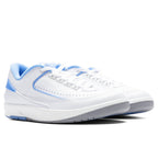Air Jordan 2 Retro Low - White/University Blue/Cement Grey
