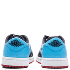 Women's Air Jordan 1 Retro Low OG - Black/Dark Powder Blue/Gym Red