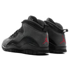Air Jordan 10 Retro 'Shadow' - Charred Grey/True Red/Black