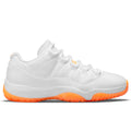 Women's Air Jordan 11 Retro Low - White/Bright Citrus