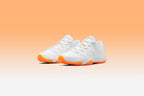Women's Air Jordan 11 Retro Low - White/Bright Citrus