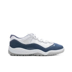 Air Jordan 11 Retro Low (PS) - White/Midnight Navy/Diffused Blue