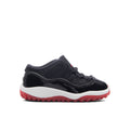 Air Jordan 11 Retro Low 'Bred' (TD) - Black/Varsity Red/White