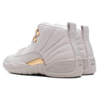 Women's Air Jordan 12 Retro - Phantom/Metallic Gold/White